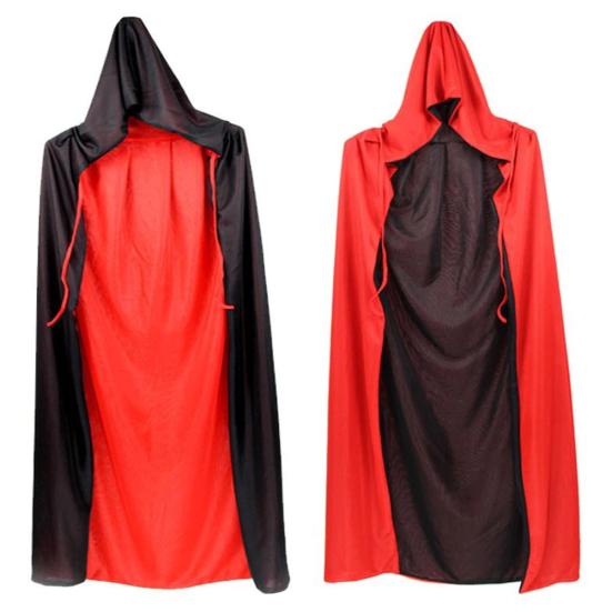 Dětský Halloween Upír Cape Devil Demon Oboustranný plášť Maškarní kostým