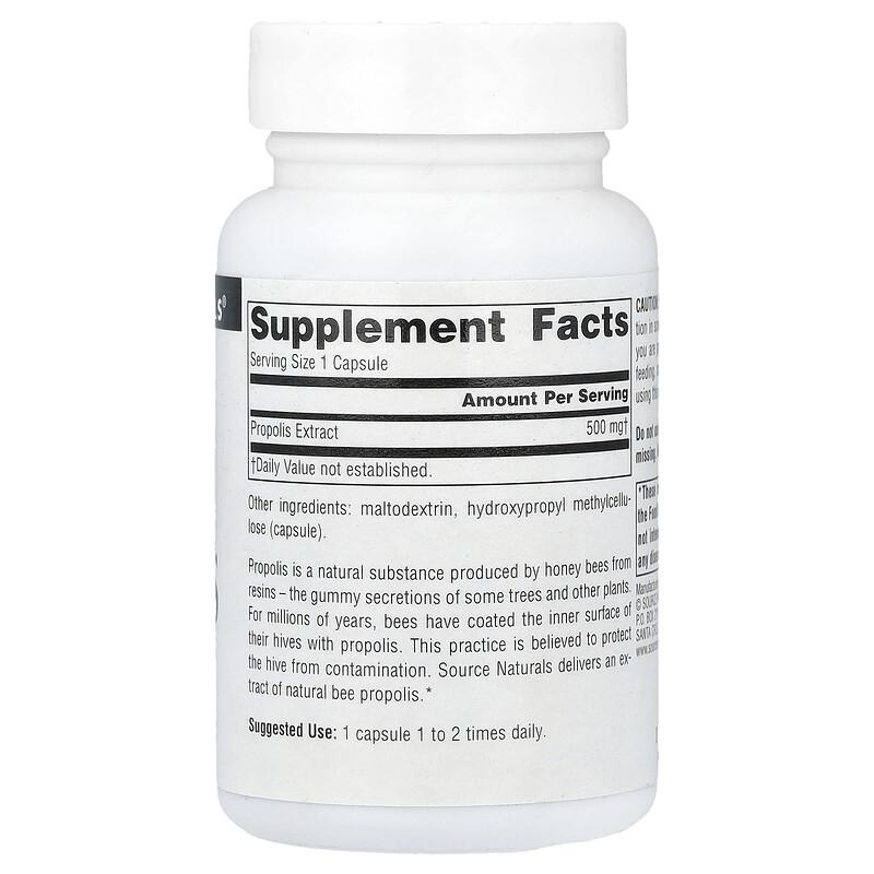 Propolis Extract, 500 mg, 60 Capsules