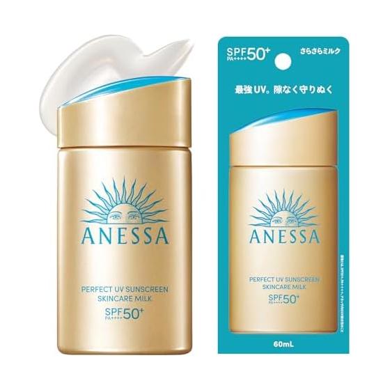 [Anessa] UV Skin Care Milk NA (60mL)/Sunscreen/Perfect UV/SPF50+ PA++++/Face/Body/Smooth Milk