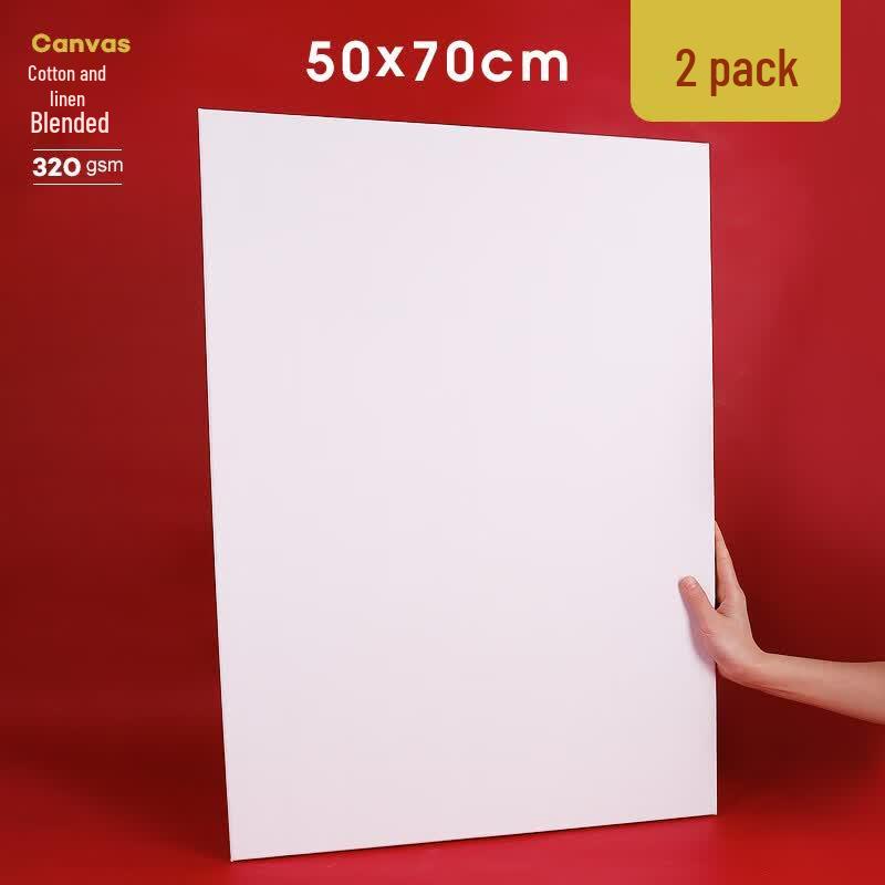 Mengmate Oil Painting Canvas & Frame Set Cotton-Linen Blend