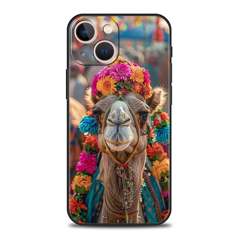 Animal Camel Phone Case Cover for iPhone 17 16 15 14 13 12 Pro Max 11 Pro Max 17 AIR Plus Shockproof Soft TPU Shell Fundas Bags