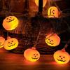 1pc 10/20 LED 3D Pumpkin String Light Halloween Atmosphere Decorative Lamp Battery Powered For Home Bedroom Party Festival Decor
