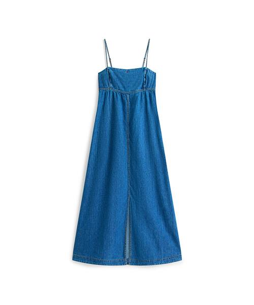 Tamijinseu Chambray Maxi Dress (T32G1Nop14Twt11A5)