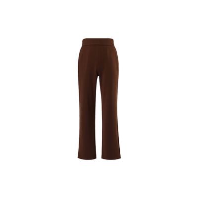 Womens Outdoor Series Casual Fashion Comfortable Knitted Sports Pants Women Bottoms Dark-Coffee A11W441608F-BN