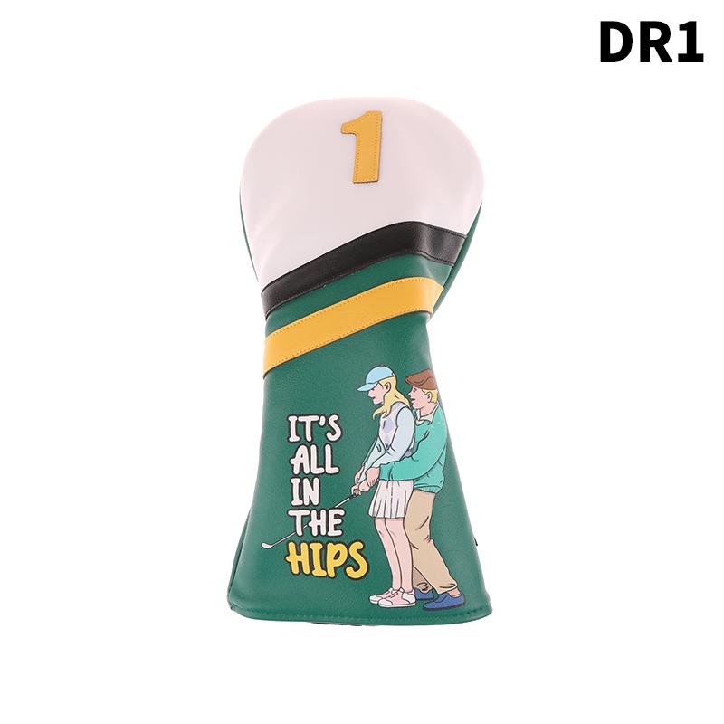 

Защитный чехол для гольфа, защитные чехлы для головок, забавный внешний вид, защитные чехлы для гольфа из искусственной кожи для гольфа на открытом воздухе