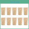 Tapered 10pcs Natural Corks Cork Wooden Beer Bottle Stopper 201535mm