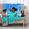 Gracie's Corner Theme Printed Blanket - Perfect for Couch, Bed, Travel & Outdoor Use | Machine Washable, Cozy & Durable.