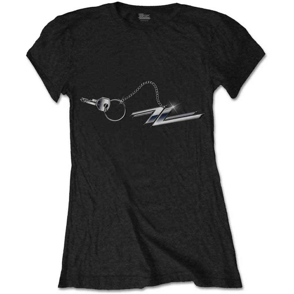 ZZ Top Hot Rod Keychain Short Sleeve Tee Black New M