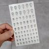 Self-Adhesive Teardrop Rhinestone Face Stickers – Glitter Jewelry for Kids