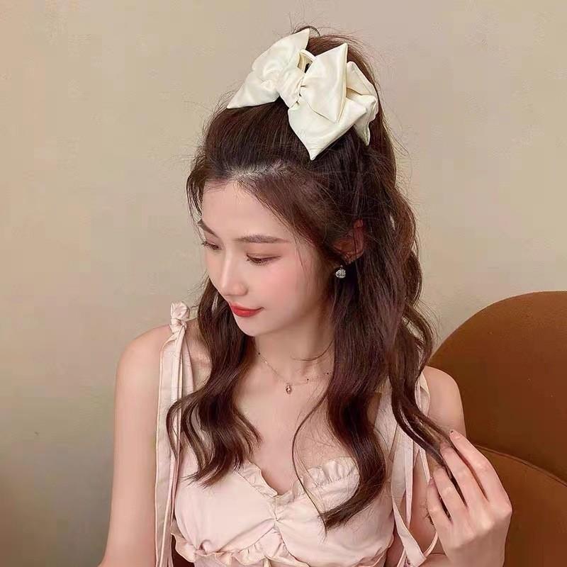 3Pcs/2Pcs Super Large Bowknot Grip Clip Cute Hair Clip High-End Clip Hair Accessory