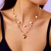 Bohemian Beach Rice Beads Imitation Shell Starfish Pendant Multi-layer Necklaces for Women Summer Holiday Jewelry Accessories
