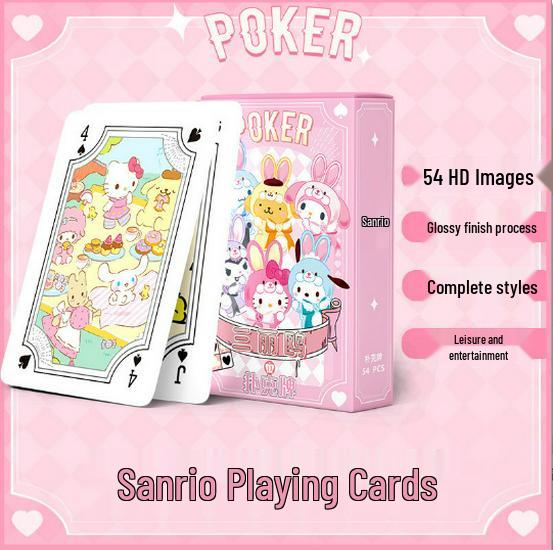 Anime SpongeBob Cute Holiday Playing Cards – Cartoon Entertainment & Stress Relief Game Cards
