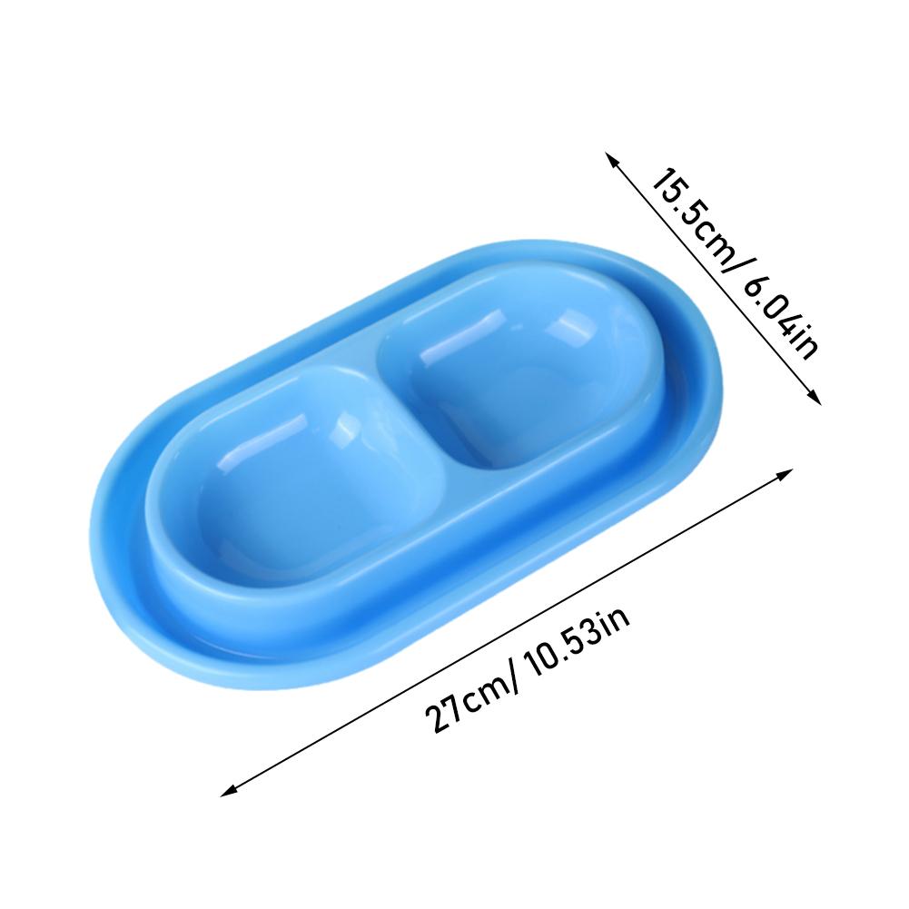 Pet Feeding Double Bowls Plastic Anti Ants Food Water Feeder For Dogs Cats Puppy Automatic Dog Feeder Dispenser Karate for Ants