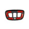 Front Reading Light Switch Cover Trim 1PCS For Ford Mustang 2024-2025 Bright Red