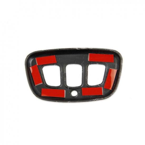 Front Reading Light Switch Cover Trim 1PCS For Ford Mustang 2024-2025 Bright Red