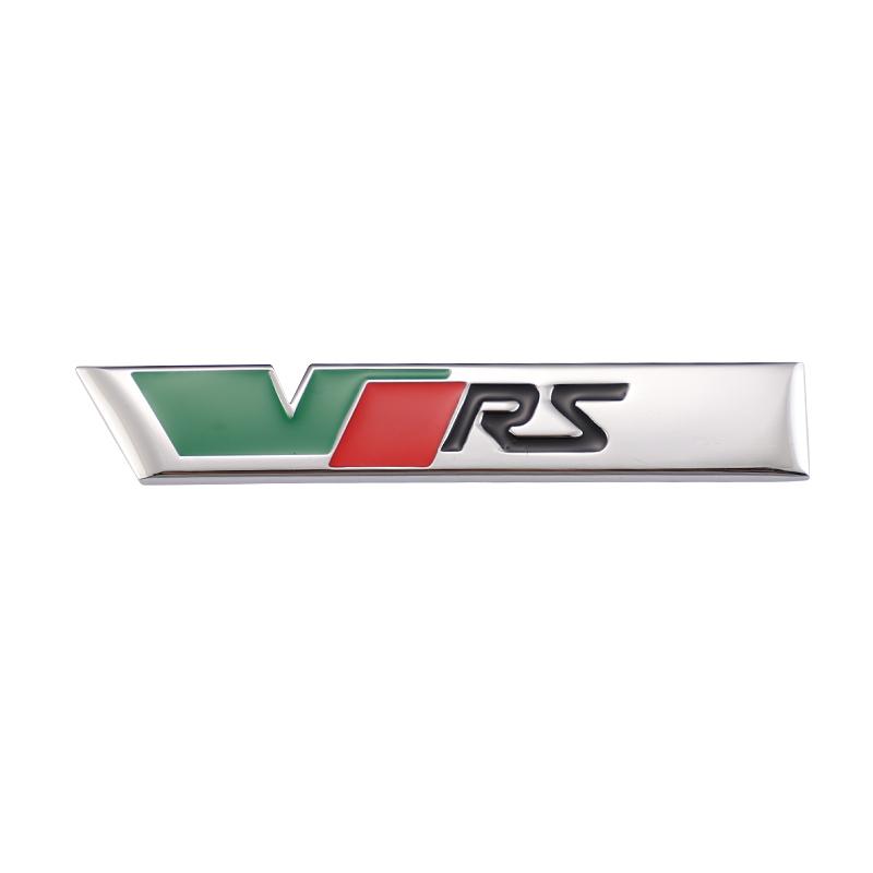 AAAJB1 1Pcs Car Badge Sticker Letters Emblem Front Grille Body Decal For Skoda Octavia Superb Rapid Kodiaq Karoq Fabia Kamiq Vision RS