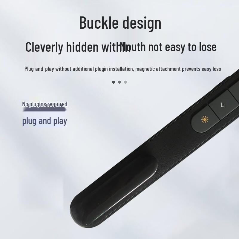 Wireless Presentation Remote & Air Mouse with Digital Laser