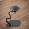 New Tea Drain Ceramic Stone Material One-piece Baked Non-porous Tea Strainer Loose Tea Straining Stepper Coffee Precision Filter