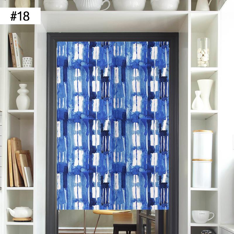Japanese Door Curtain Screen Cotton Linen Kitchen Doorway Divider Room Partition Bathroom Bedroom Porch Half Curtain Noren