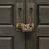 1Set Retro Horizontal Opening Lock Vintage Engraved Chinese Style Padlock for Wooden Box Jewelry Cabinet Drawer
