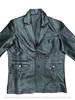 AL KHALID Echtes Weiches Schwarzes Lammleder Motorradstil Herren-Blazer Biker Stilvoll
