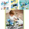 Aircraft Storage Military Backpack Playset With Plastic Construction For Children