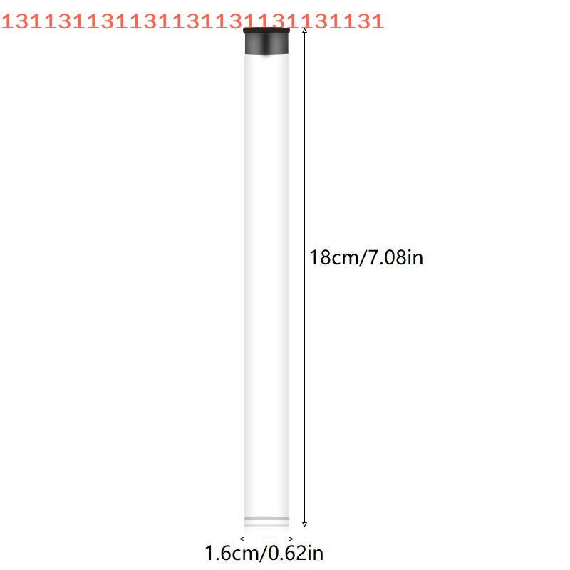 PVC Clear Cylindrical Storage Tube Rotating Pen HolderLightweight Makeup Brush Case Gift Packaging Box for Office&School Supplie