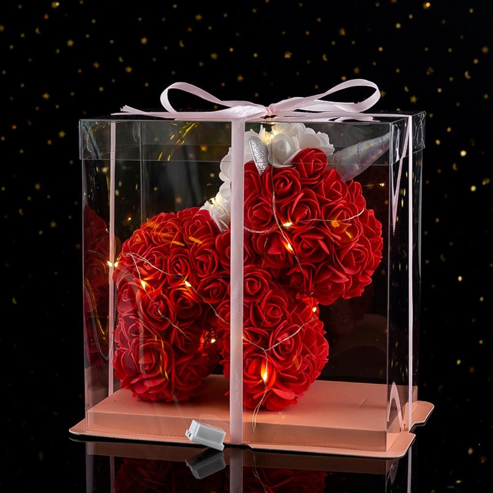 Valentinstagsgeschenk Rose, LED PE Blume, Weihnachtsdekorationen