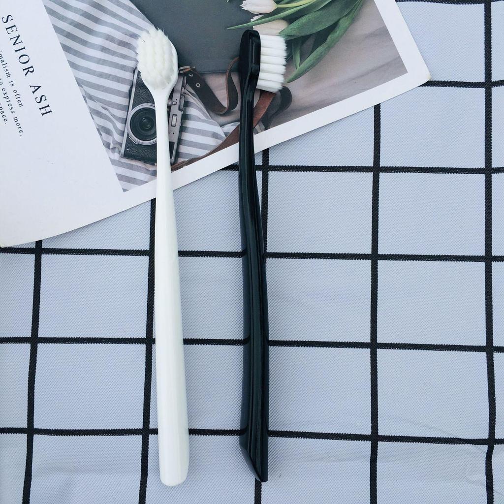 Soft Bristle Black and White Couple Toothbrush Two-Pack for Adults - Available in Boutique Stores