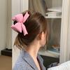 Sponge Ribbon Hair Crab Clip Korean Style Large Shark Clip Funny Bow Hair Claw  Daily