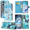 Cute Painted Leather Flip Case on For Tecno Pova Curve 2 Camon 50 Spark Go 3 2 1 1S Pop 10 10C Wallet Stand Book Cover Card Slot