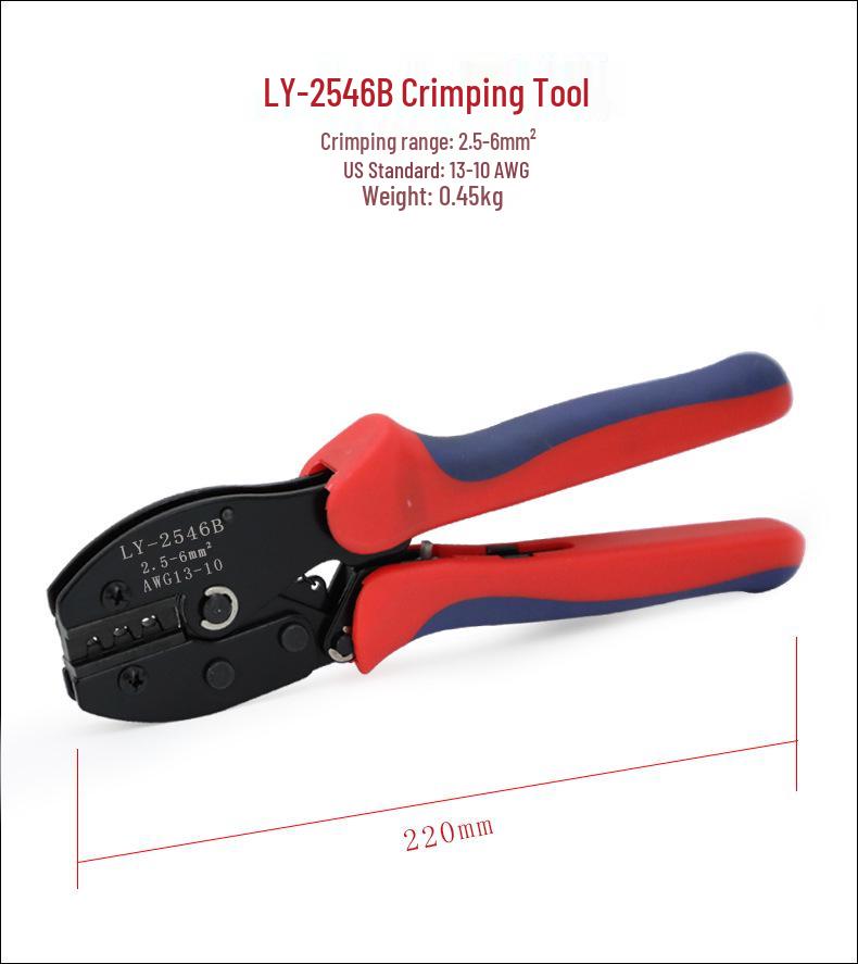MC4 Photovoltaic Cable Connector Crimping Tool Kit LY-2546B