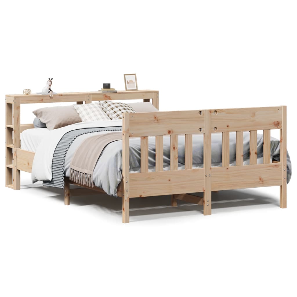 Solid Wood Bed Without Mattress 160 X 200 Cm Pine Wood