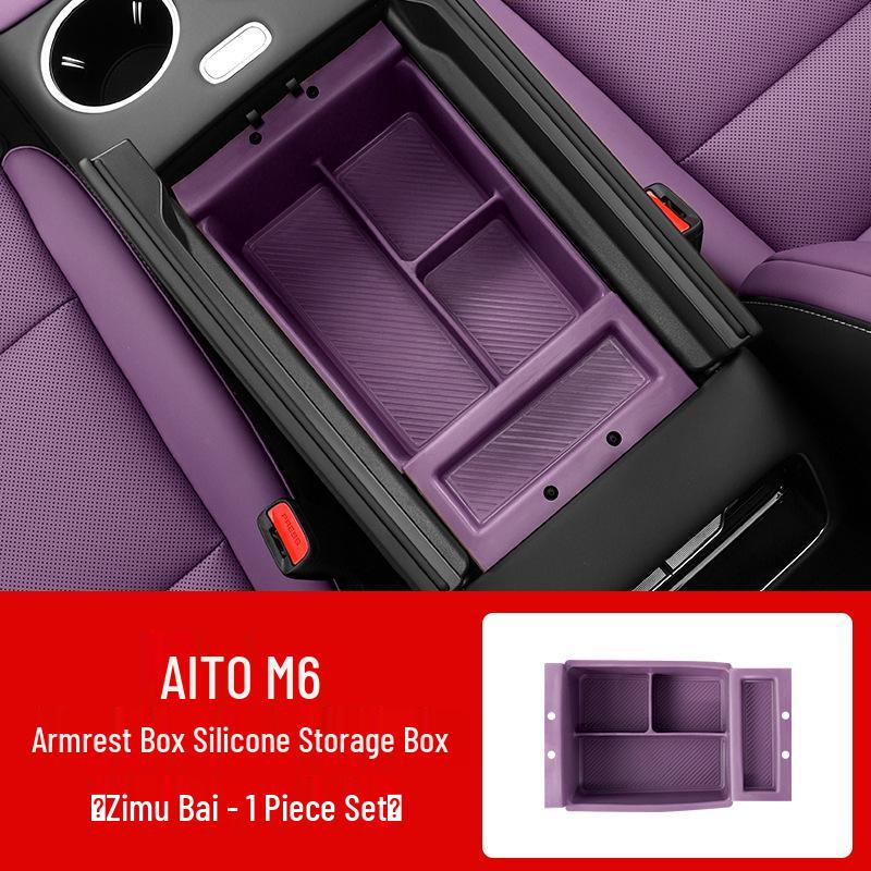Silicone Armrest Storage Mat for 26 AITO M7/M8 Models