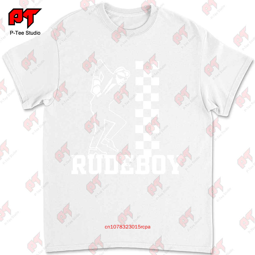 Skanking Rudeboy Ska Trojan Skinhead Scooterist Selector Tshirt CHEB