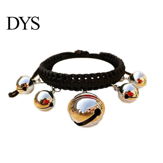 Cute Fashion Adjustable Nylon Dog Puppy Big Bells Collar Necklace Pet Supply