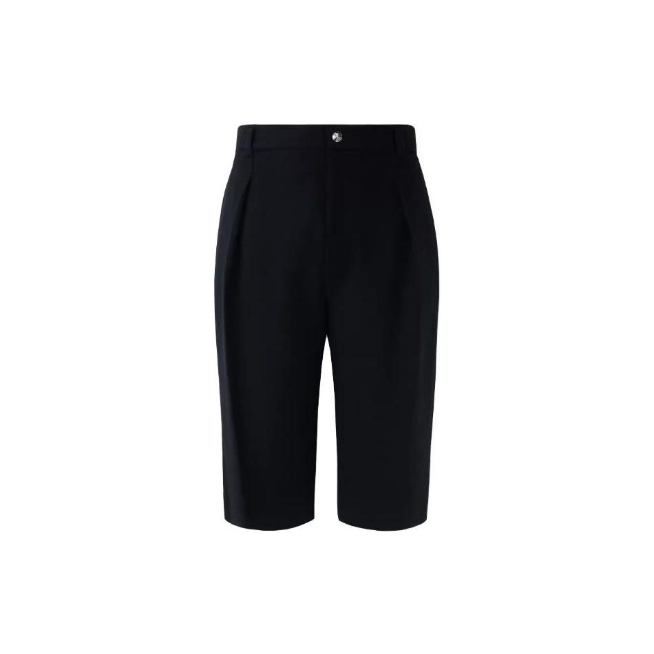 WE11DONE Solid Color Straight Leg Loose Fit Casual Shorts Men shorts JVM1620799291631