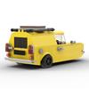 Buildmoc 1981 Classic TV A Only Fools and Horses Yellow Travel Car Stunt Vehicle 278PCS Building Blocks Toy For Children Gift