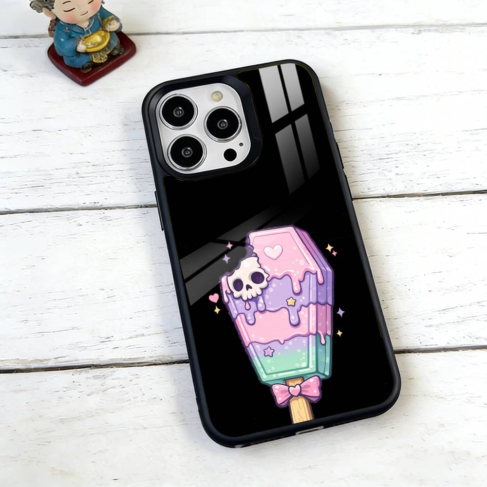 Creamy Monster Phone Case For iPhone17,16,15,14,13,12,11 Plus,Pro Magnetic For Magsafe Wireless Charging