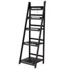 Bookshelves Artiss Display Shelf 5 Tier Wooden Ladder Stand Storage Book Shelves Rack Coffee