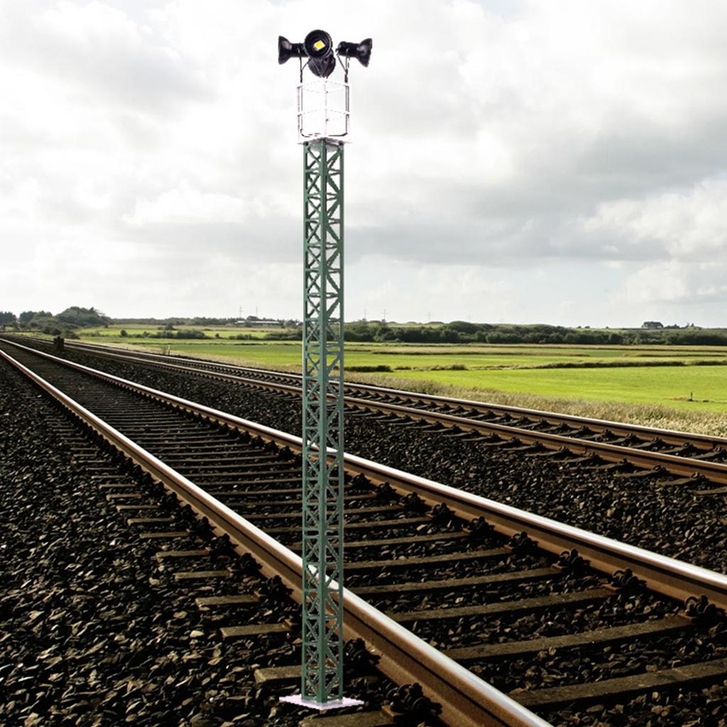 Model Railway Lamp Warm Light Multi-color Post Sand-table Exercise HO Scale 1:87 Scale for Sand-table Exercise