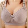 Nová krajka Novinka Bezdrátová push-up podprsenka pro kontrolu bočního poprsí Nadměrná velikost Spodní prádlo Prodyšná Pohodlná podprsenka