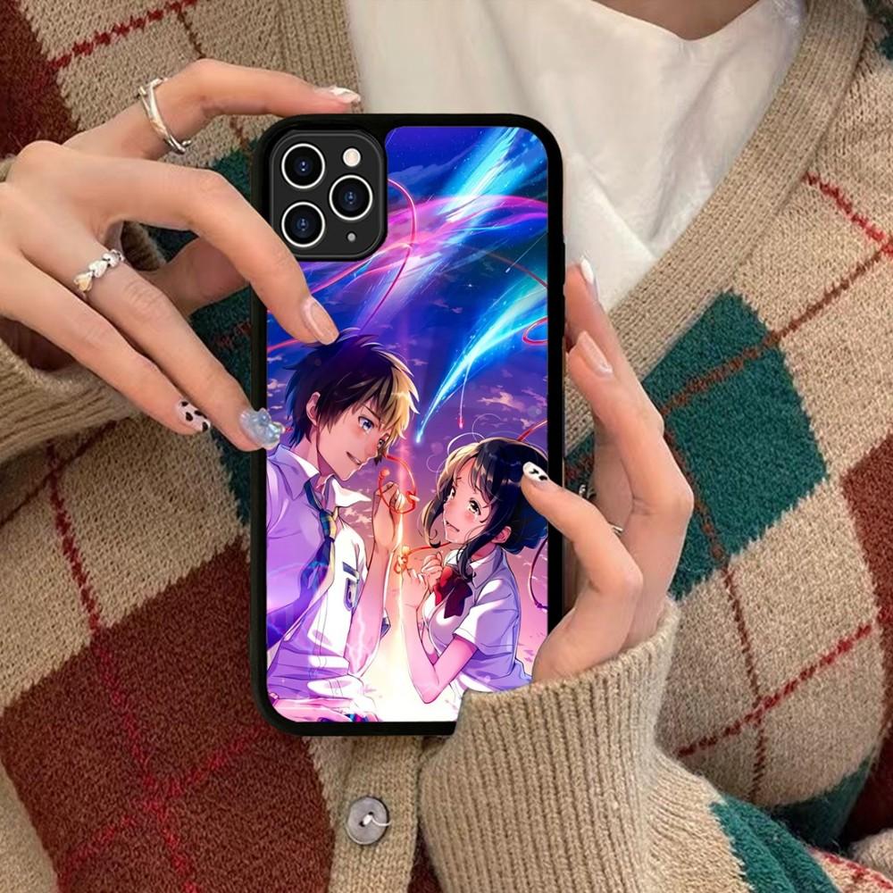 Anime Your Name Phone Case Silicone PC+TPU For For IPhone 11 12 13 14 15 16 Plus Pro Max Cover