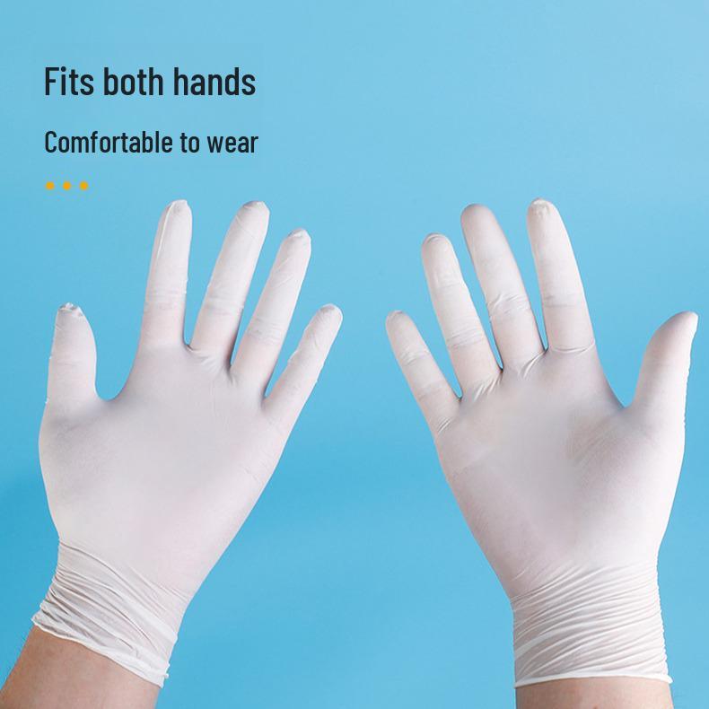 9-Inch Powder-Free Nitrile Latex Disposable Protective Gloves