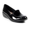 Lunar Womens/Ladies Elsbeth Leather Glossy Shoes