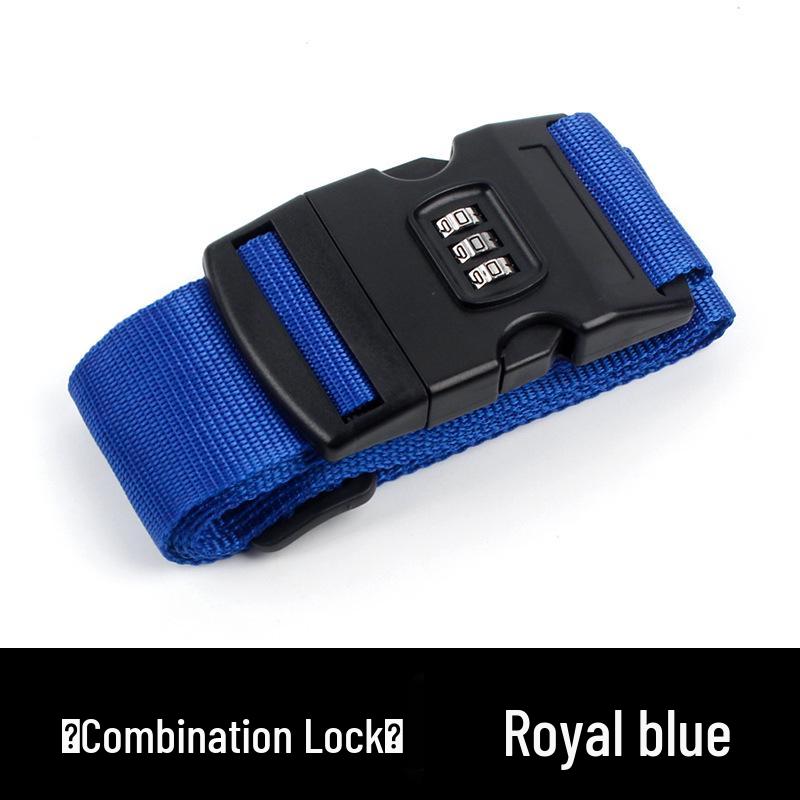 Hot-Selling Luggage Password Strap: Durable Travel Packing and Security Reinforcement Strap королевский синий