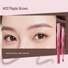 QXQY Dual-Ended Waterproof Eyeliner & Brow Pen: Smudge-Proof, Sweat-Proof, Multi-Tip for Defined Strokes.