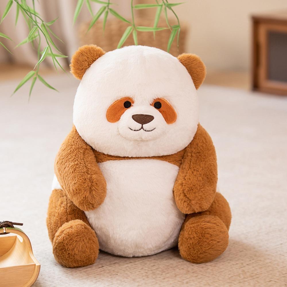 Animal Panda Plush Keyring Simulated Panda Plush Pendant Funny Panda Plush Keychain  Unisex
