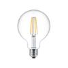 Ampoule LED Globe E27 - PHILIPS - 6W Équivalent 60W - Blanc Chaud