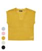 BHPOLOCLUB Women'S Summer Airhole Scallop Vintage Knit 5 Colors Tk104